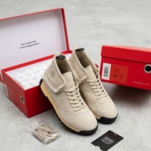 Men's Beige Suede Sneakers - Comfort Casual Shoe